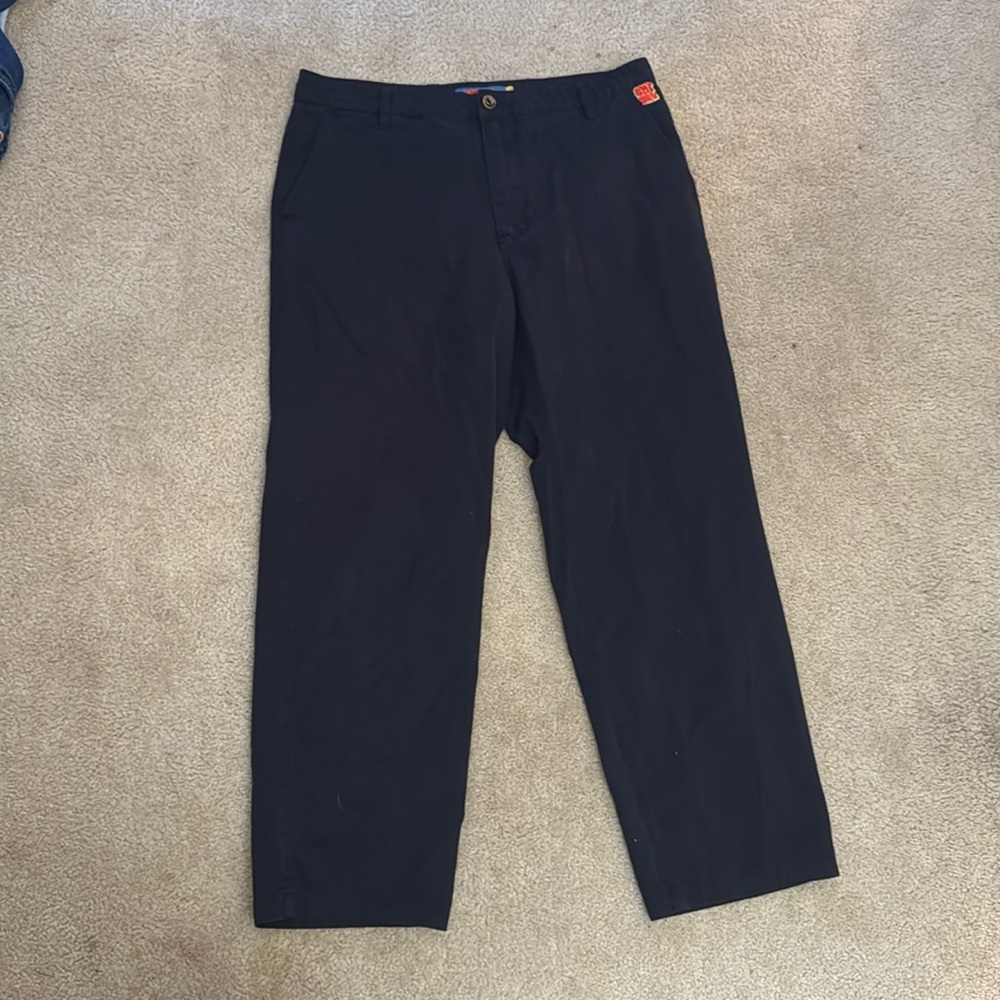 Empyre Loose Fit Embroidered Black Skate Pants